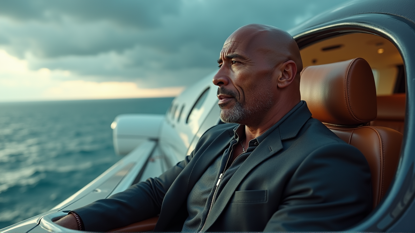Il Dramma Aereo di Dwayne 'The Rock' Johnson: Spaventoso Spavento a Mezz’aria!