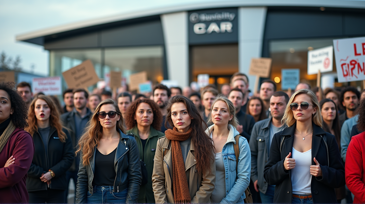 Proteste nelle Concessionarie: Tesla nei Guai per la Svolta di Musk nel Governo