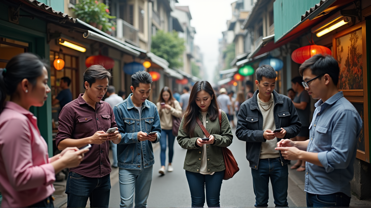 Il Vietnam Sale a una Posizione di Primo Piano nell'Uso Globale dei Social Media