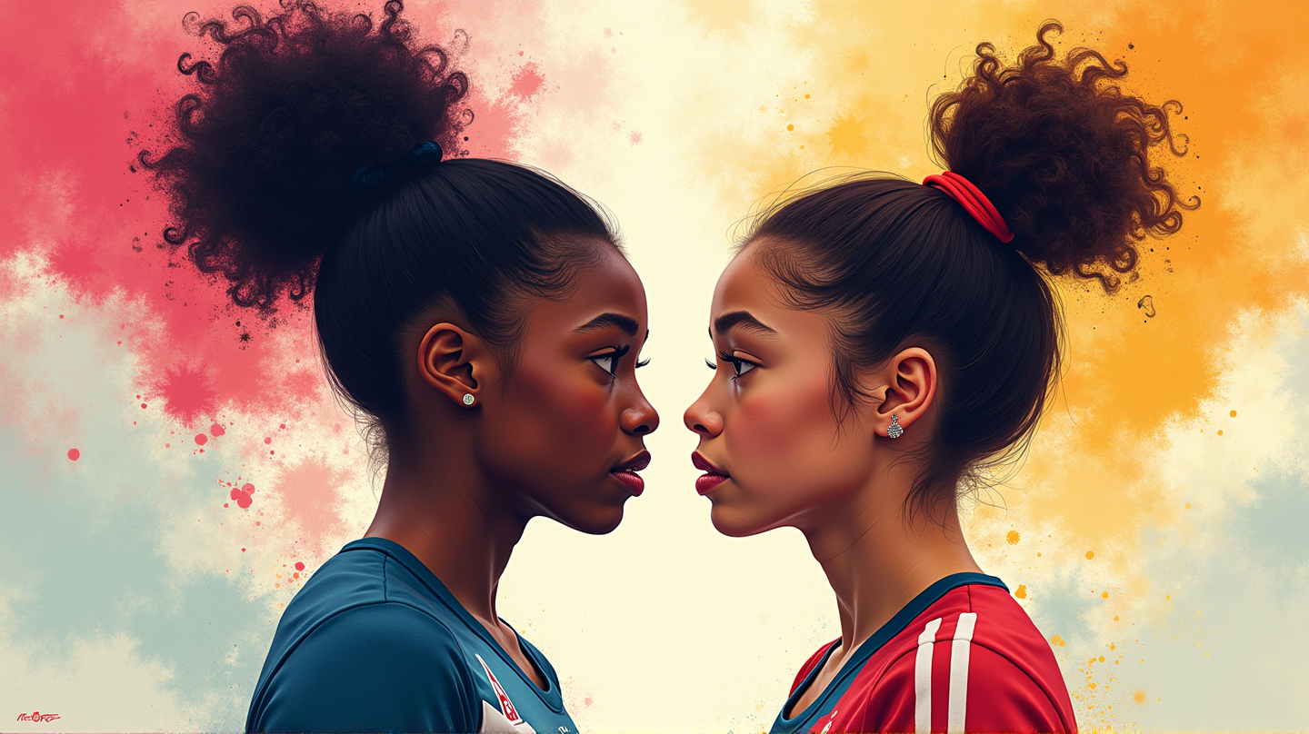 Riley Gaines vs. Simone Biles: La Tesa Sfida sui Social Media sugli Atleti Transgender