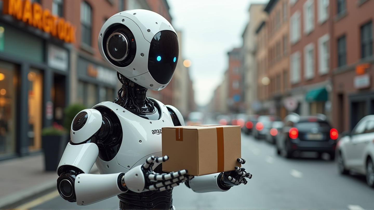 Il Futuro di Amazon: Robot in Salto dai Furgoni Fino alla Tua Porta - Realtà Fantascientifica?