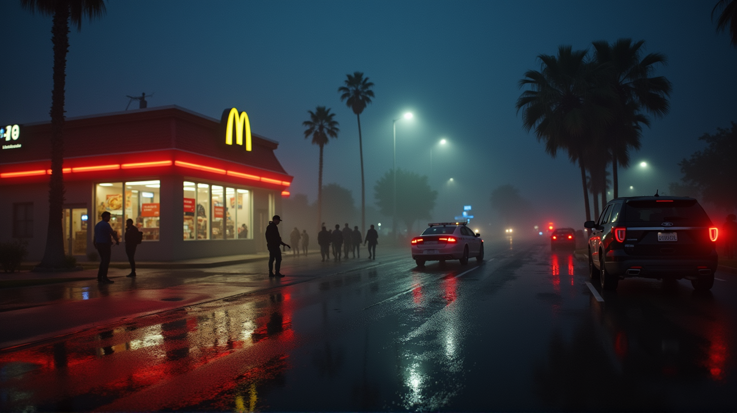 Tragica Sparatoria Fuori dal McDonald's di East Hollywood: Una Vittima