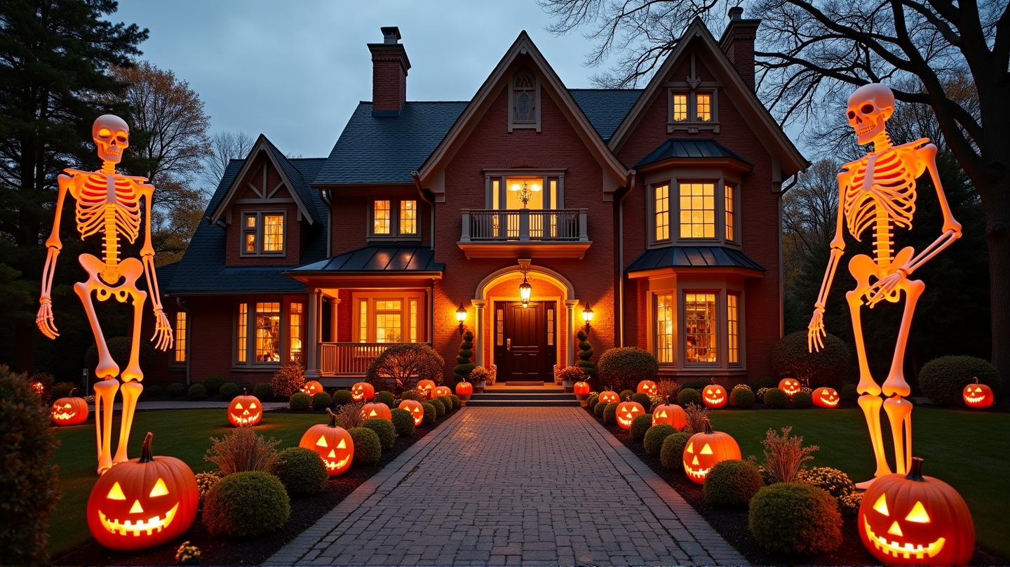 Le Case delle Celebrità si Trasformano in Capolavori Inquietanti Questo Halloween