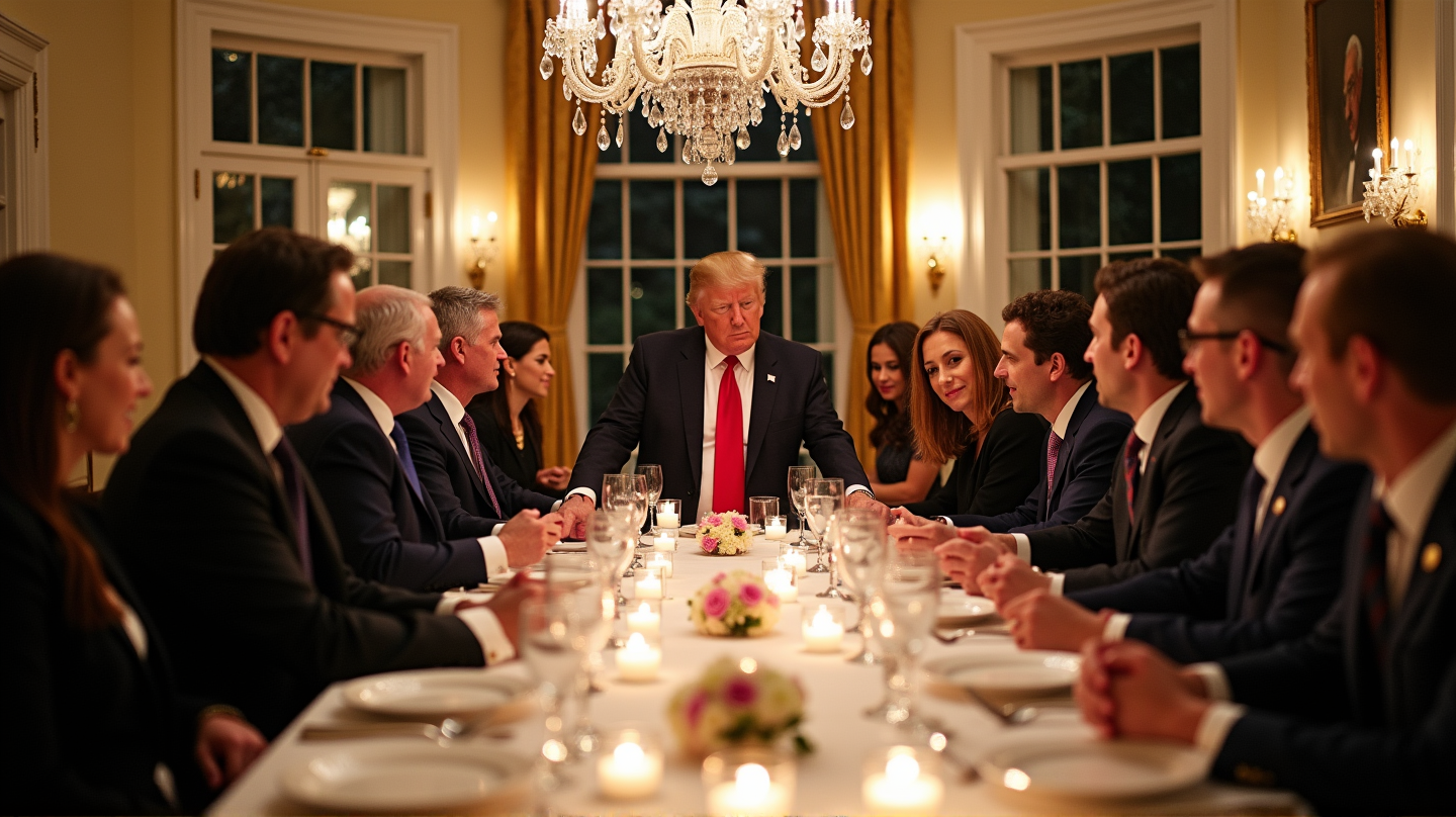 Dentro la Cena Opulenta di Trump: Chi C'era e Perché Musk No