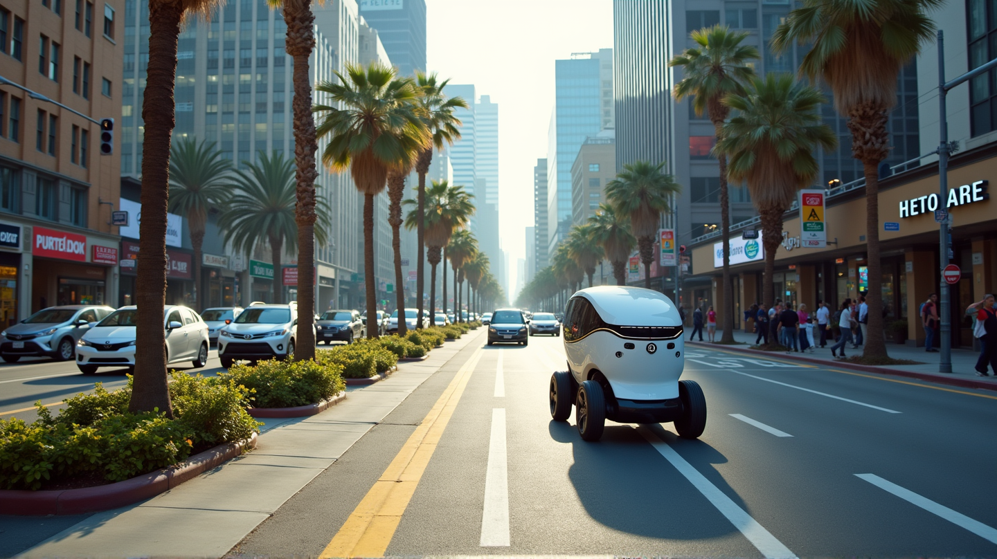 DoorDash rivoluziona la consegna di cibo con i robot di Serve Robotics sui marciapiedi di Los Angeles