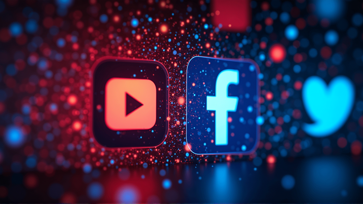 I Titani Nascosti dei Social Media: YouTube e Facebook Dominano Durante l'Esodo da X