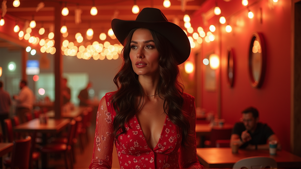 Kyle Richards Conquista Tutti con uno Stile Americana Accattivante al Party di Stetson!