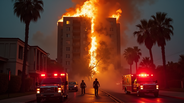 Tragica Perdita a Hollywood: Donna Perisce in un Incidente di Fuoco in Appartamento