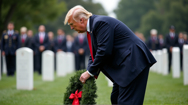 La Visita di Trump ad Arlington: Solennità del Memorial Day tra il Furore Politico