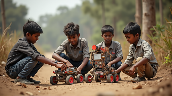 Da Scarti a Scienza: Duo Rurale Sudafricano Crea Robot Ingegnerosi