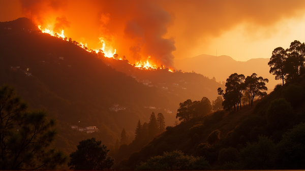 Persona Arrestata per Presunto Incendio Doloso al Famoso Sentiero di Hollywood