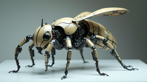 Meccanismo elettromagnetico ispirato ai muscoli rivoluziona i robot insetti