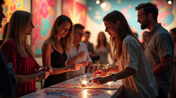 Le Stelle Brillano al Evento di Beneficenza di Access Arts: Uniti Celebrità e Artisti Locali