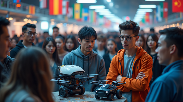 Invasione Globale dei Giovani: Appassionati di Tecnologia si Riuniscono a Noida per il Campionato Mondiale di Robotica