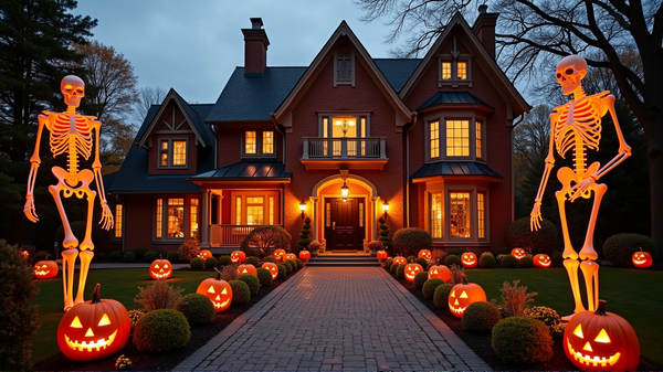 Le Case delle Celebrità si Trasformano in Capolavori Inquietanti Questo Halloween