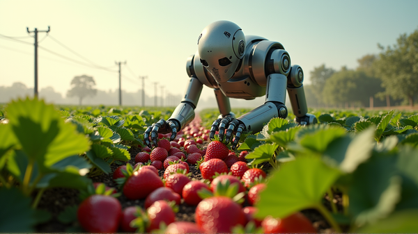 I robot supereranno gli esseri umani nella raccolta delle fragole? DailyRobotics ne è convinta!